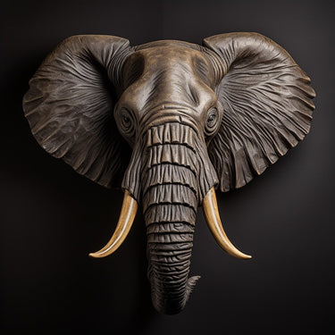 Elephant Portrait Canvas